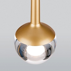 Подвесной светодиодный светильник Elektrostandard DLS028 6W 4200K золото a047770 4