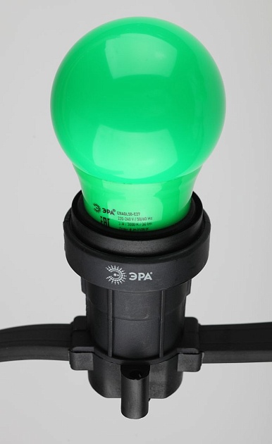 Лампа светодиодная ЭРА E27 3W 3000K зеленая ERAGL50-E27 Б0049579 фото 7