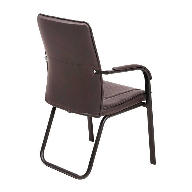 Офисный стул AksHome Oscar коричневый, экокожа, цвет каркаса черный 87599 изображение 10 Офисный стул AksHome Oscar коричневый, экокожа, цвет каркаса черный 87599 Фото № 10