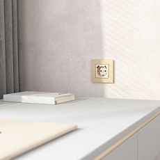 Рамка Werkel AluMax на 1 пост шампань W0013511 4690389204029 2