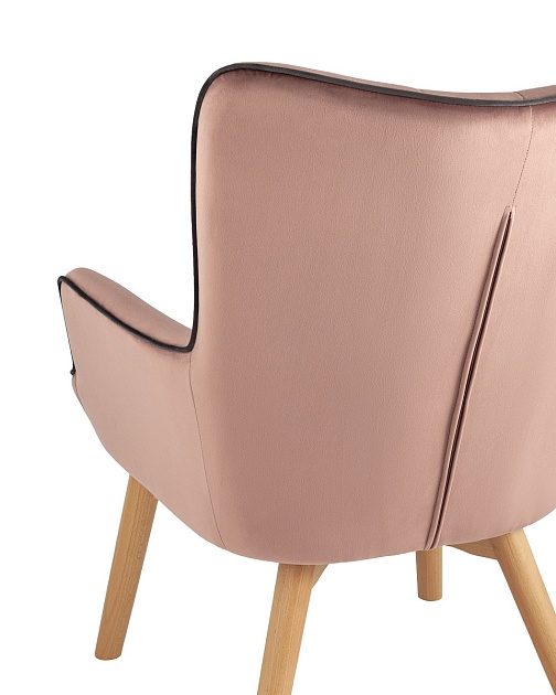 Кресло Stool Group Манго велюр розовый MANCO HLR-34 Фото № 7