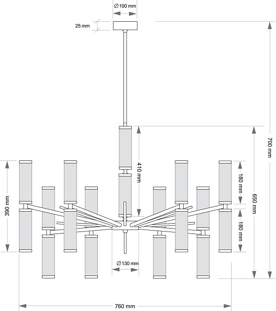 Подвесной светильник KUTEK SALETTO SAL-ZW-8(Z) изображение 3 Подвесной светильник KUTEK SALETTO SAL-ZW-8(Z) Фото № 3