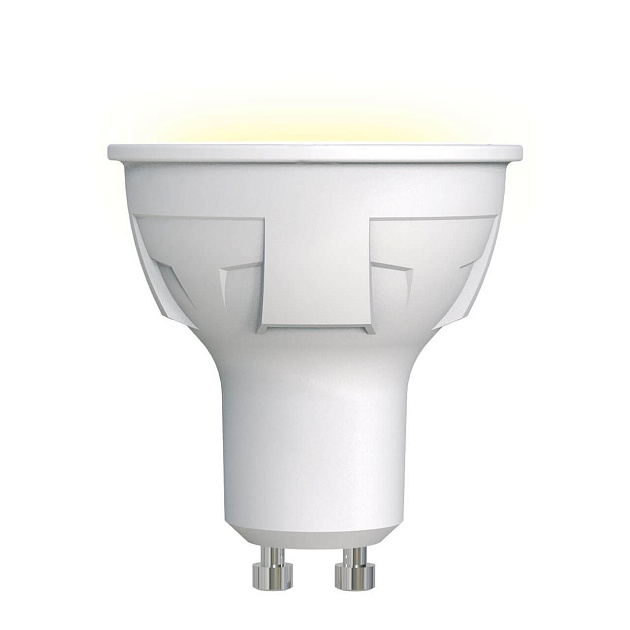 Лампа светодиодная Uniel GU10 6W 3000K матовая LED-JCDR 6W/WW/GU10/FR PLP01WH UL-00002423 изображение 1 Лампа светодиодная Uniel GU10 6W 3000K матовая LED-JCDR 6W/WW/GU10/FR PLP01WH UL-00002423 Фото № 1