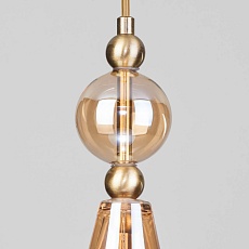 Подвесной светильник Eurosvet Ilario 50202/1 янтарный 3