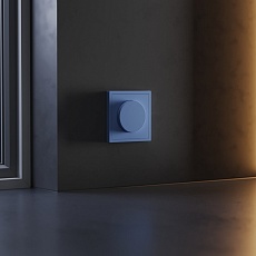 Накладка для светорегулятора поворотно-нажимного, S70 (деним) Voltum VLS002015 1