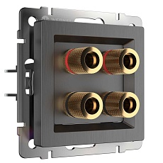 Акустическая розетка Werkel (графит рифленый) W1185004 4690389158698