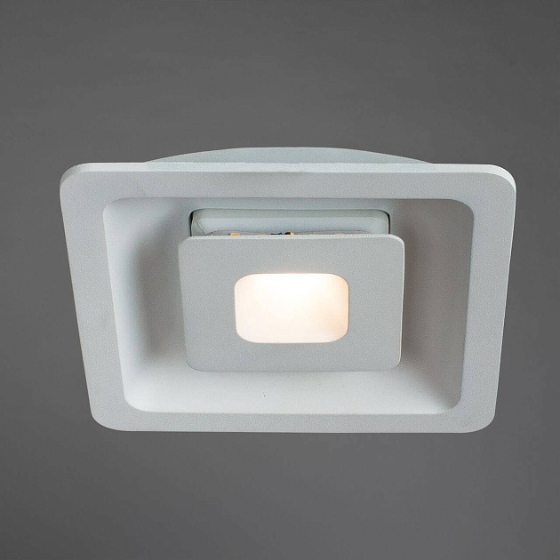 Встраиваемый светодиодный светильник Arte Lamp Canopo A7245PL-2WH фото 3