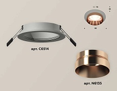 Комплект встраиваемого светильника Ambrella light Techno Spot XC (C6514, N6135) XC6514025 1