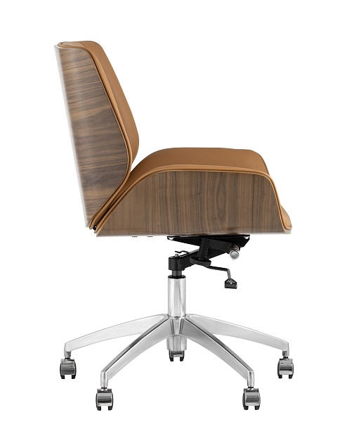 Кресло руководителя TopChairs Crown коричневое B1707 270-09 Фото № 4