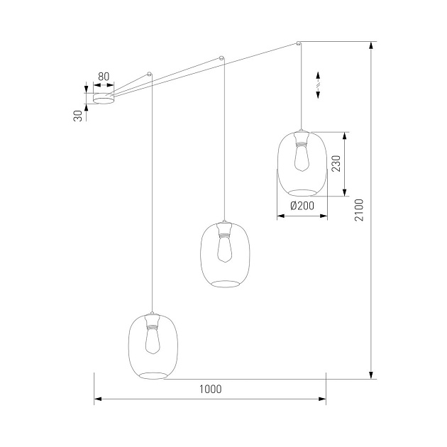 Подвесной светильник TK Lighting 5972 Elio Фото № 2