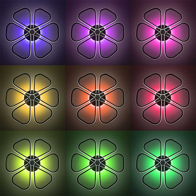 Потолочная светодиодная люстра Citilux Сезар Смарт CL233A275E изображение 12 Потолочная светодиодная люстра Citilux Сезар Смарт CL233A275E Фото № 12