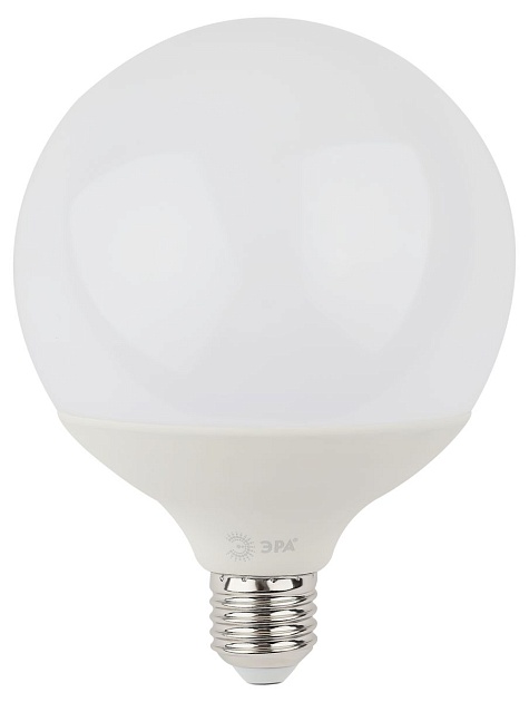 Лампа светодиодная ЭРА E27 20W 2700K матовая LED G120-20W-2700K-E27 Б0049080 фото 4