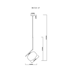 Подвесной светильник MyFar Single MR1720-1P 1