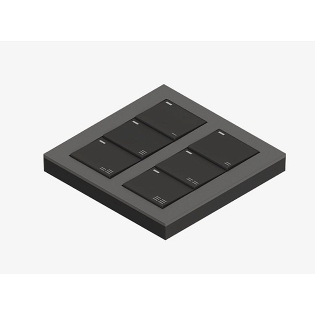 PNL Беспроводная панель TY 6 клавиш глубокий графит Фото № 1