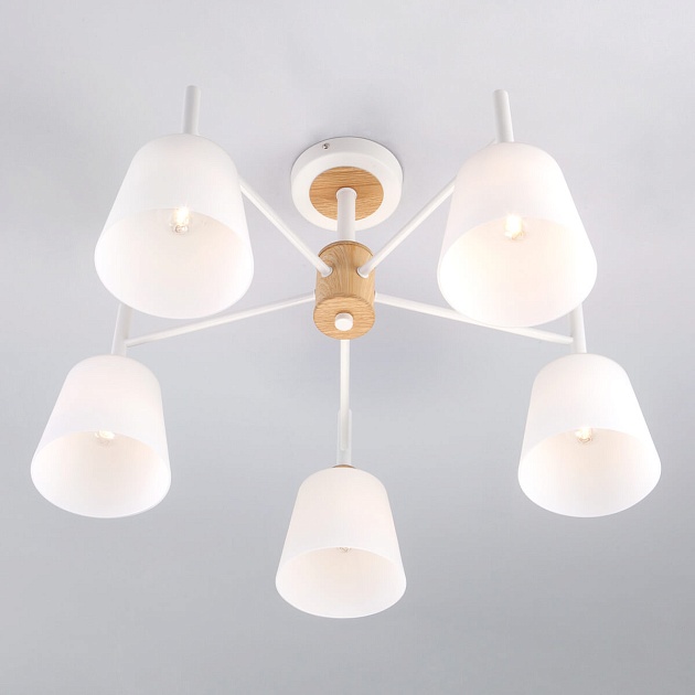 Потолочная люстра Eurosvet 70085/5 белый Фото № 4