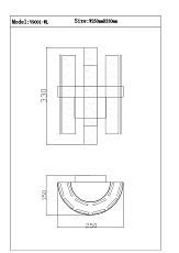Настенный светодиодный светильник Moderli Lima V9001-WL 1