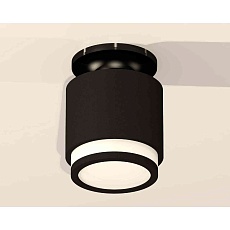 Комплект накладного светильника Ambrella light Techno Spot XS7511063 SBK/PBK/FR черный песок/черный полированный/белый матовый (N7926, C7511, N7121) 2