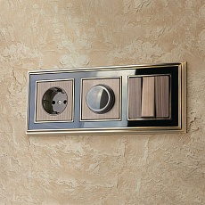 W1149012/ Накладка для диммера (бронзовый) 2