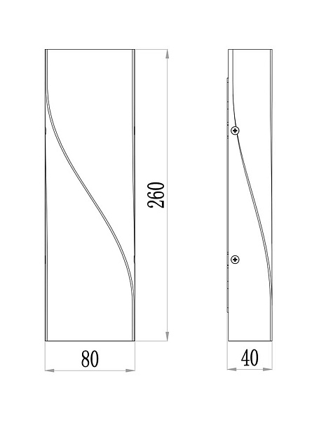 Уличный настенный светодиодный светильник Maytoni Twist O040WL-L11B3K изображение 9 Уличный настенный светодиодный светильник Maytoni Twist O040WL-L11B3K Фото № 9