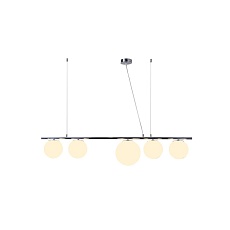 Подвесная люстра Lumina Deco Baristica LDP 6012-5 CHR+WT 1