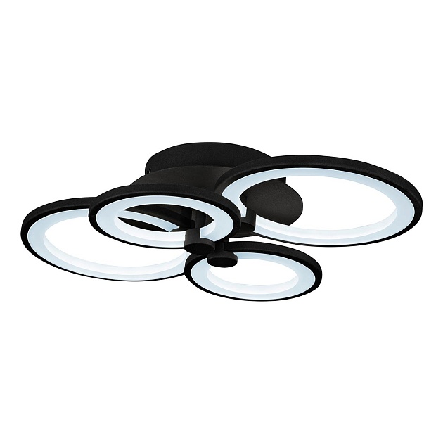 Потолочная светодиодная люстра iLedex Ring A001/4 MBK изображение 5 Потолочная светодиодная люстра iLedex Ring A001/4 MBK Фото № 5