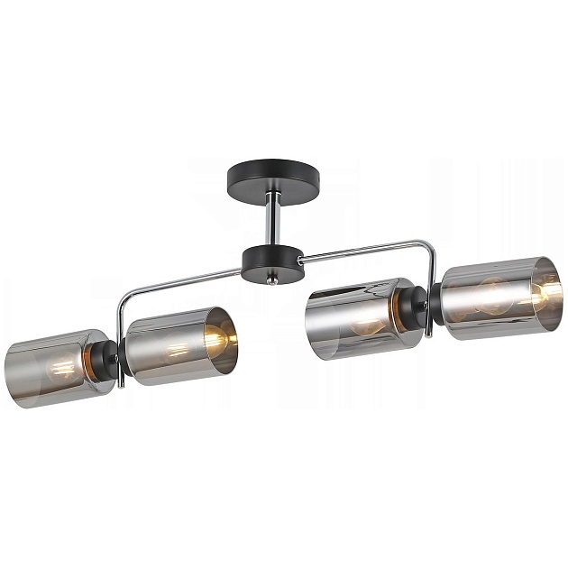 Потолочная люстра Illumico IL8249-4COU-79 BK CR изображение 1 Потолочная люстра Illumico IL8249-4COU-79 BK CR Фото № 1