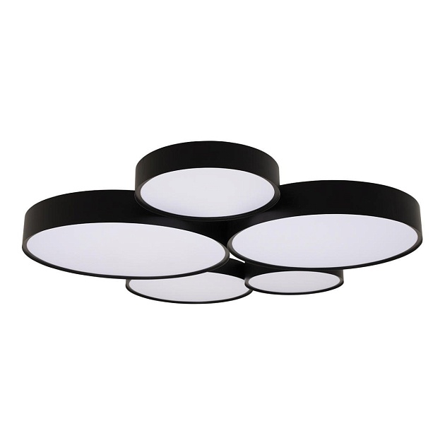 Потолочная светодиодная люстра Loft IT Drum 10218 Black Фото № 1