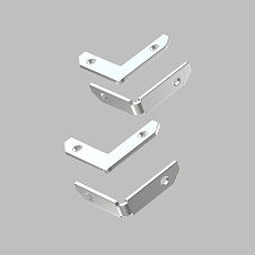 Комплект угловых соединителей шинопровода Denkirs Smart One (4 шт.) TR2027-AL