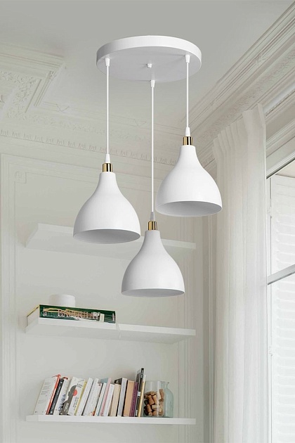 Подвесная люстра Toplight Marjory TL1615H-03WH Фото № 3