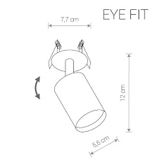 Спот Nowodvorski Eye Fit 9396 1