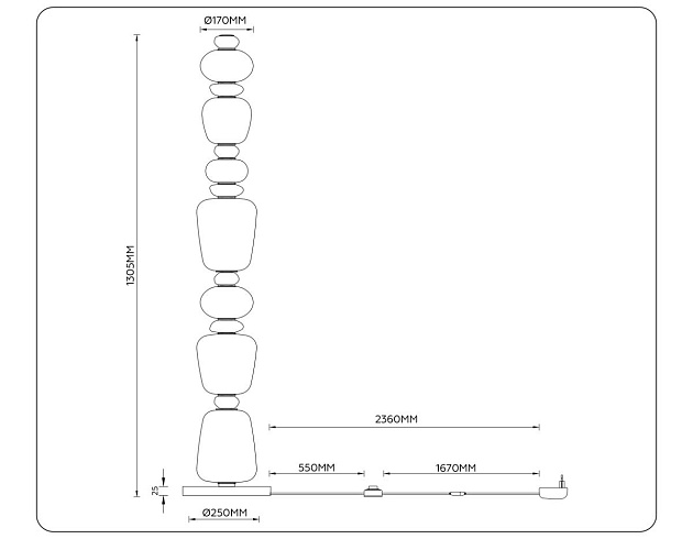 Торшер Ambrella Light HIGH LIGHT LH53172 изображение 6 Торшер Ambrella Light HIGH LIGHT LH53172 Фото № 6