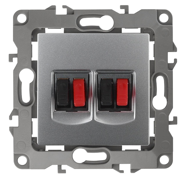 Аудиорозетка двойная ЭРА 12 12-3112-03 Б0027463 Фото № 1