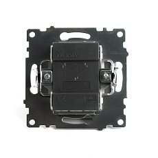 Выключатель двухклавишный Stekker Катрин с подсветкой золото GLS10-7102-08 49217 2
