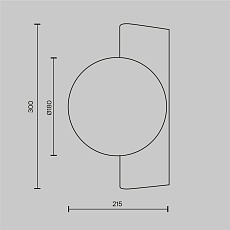 Бра Maytoni Avant-garde MOD324WL-01BS 2
