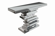 Консоль Art Home Decor Smart YJ011 стекло 120*35*78 серебристый YJ011 CR 1