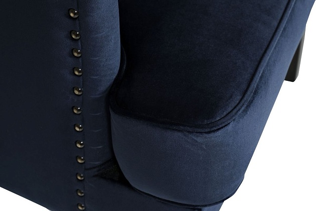 Кресло Garda Decor Rimini-2K-Синий-Bel18 Фото № 3