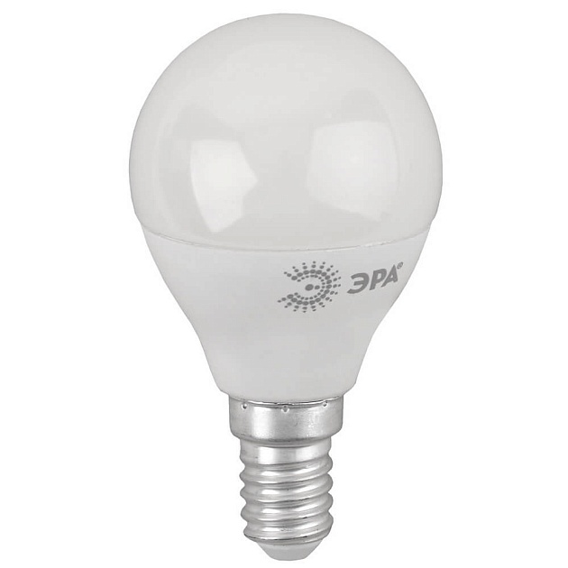 Лампа светодиодная ЭРА E14 8W 4000K матовая ECO LED P45-8W-840-E14 Б0030023 фото 