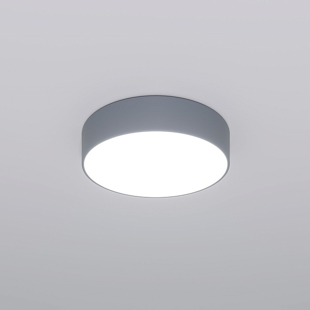 Потолочный светодиодный светильник Eurosvet Entire 90318/1 серый фото 
