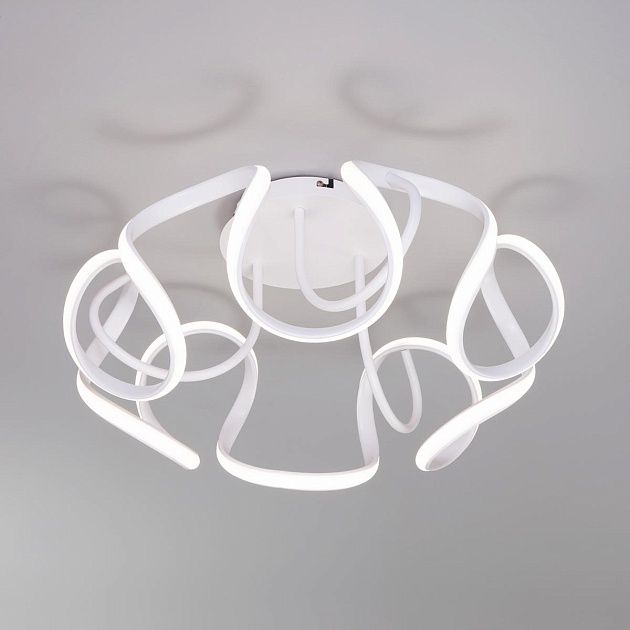 Потолочный светодиодный светильник Eurosvet Alstroemeria 90238/1 белый фото 