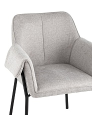 Кресло Stool Group Бесс рогожка светло-серый FDC9469P BEL-40 1