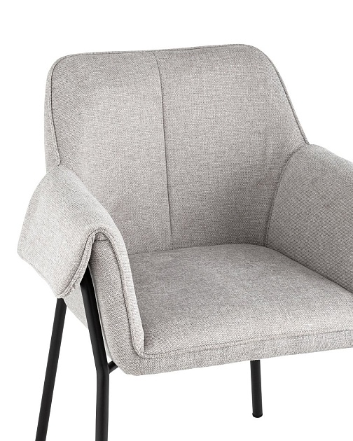 Кресло Stool Group Бесс рогожка светло-серый FDC9469P BEL-40 Фото № 2