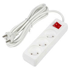 Удлинитель Uniel Ultra 3гн х 3м б/з S-CU3-3B White UL-00009995