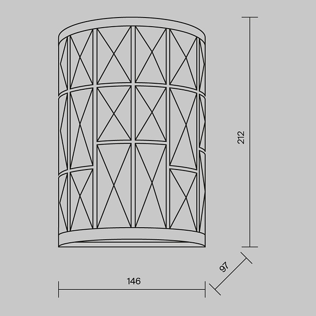 Настенный светильник Maytoni Gelid MOD184-WL-01-CH изображение 3 Настенный светильник Maytoni Gelid MOD184-WL-01-CH Фото № 3