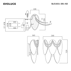 Настенный светильник Evoluce Roomi SLE1651-201-02 2