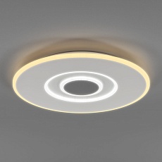 Потолочный светодиодный светильник Eurosvet Just 90219/1 белый/ серый 2