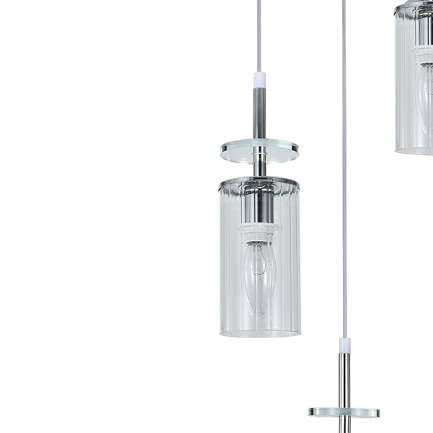 Подвесная люстра Escada Avolto 10191/3 Chrome изображение 2 Подвесная люстра Escada Avolto 10191/3 Chrome Фото № 2
