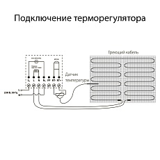 Терморегулятор электромеханический для теплого пола Werkel W1151108 черный 4690389156830 2