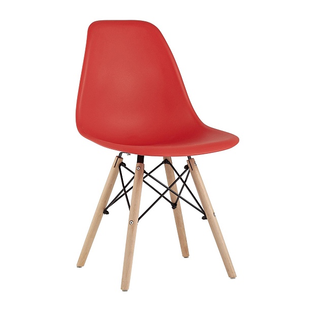 Комплект стульев Stool Group Style DSW красный x4 УТ000003481 Фото № 1