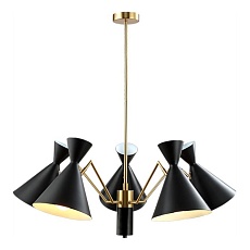 Подвесная люстра Crystal Lux Joven SP5 Gold/Black 3