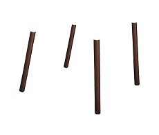 Обеденная группа Sheffilton SHT-DS245 дымчатый/коричневый 2498973801 4